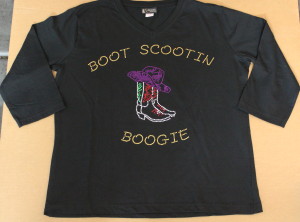 Boot Scootin 3/4 Sleeve