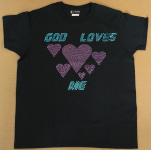 God Loves Me - Black