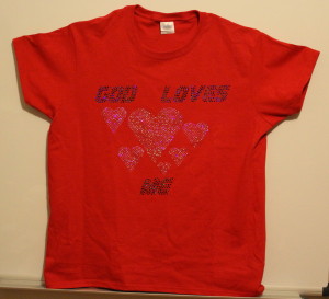 God Loves Me - Red