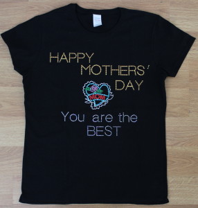Happy Mothers Day - Black